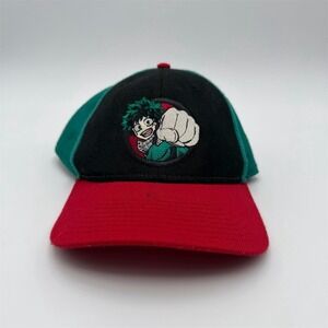Bioworld My Hero Academia Deku Snapback Hat Cap Embroidered One‎ Size